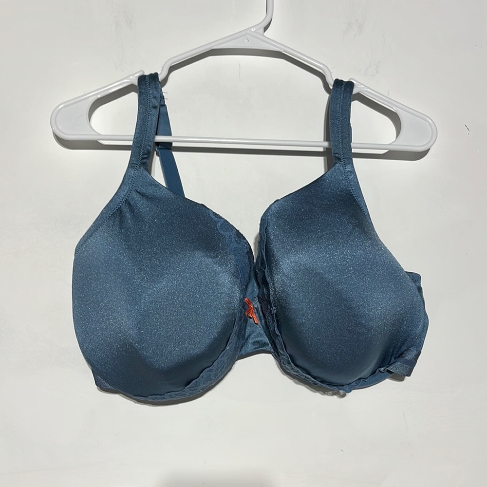 Cacique Lightly Lined Full Coverage Adjustable Straps Bra Size 40F